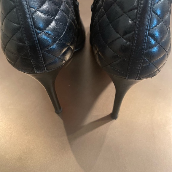 Cole Haan Annabel quilted black booties with open toe. Size 10. - Picture 7 of 11